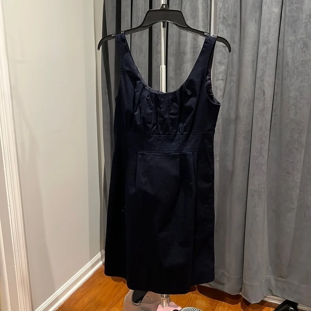 J. Crew cotton summer suiting navy dream
